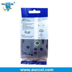 10PK EUCCOI TZe-651 Black on Yellow Standard Laminated Label Tape Cassette