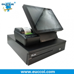 EUCCOI EC-B301A Touch Register with Cash Drawer & 58mm POS printer
